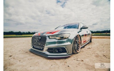 FRONT RACING SPLITTER AUDI A6 C7 S-LINE (2 splitters = 1 set)