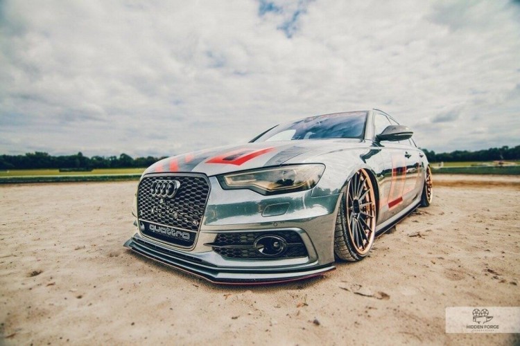Racing Front Splitter Audi A6 S-Line C7 (2 splitters)