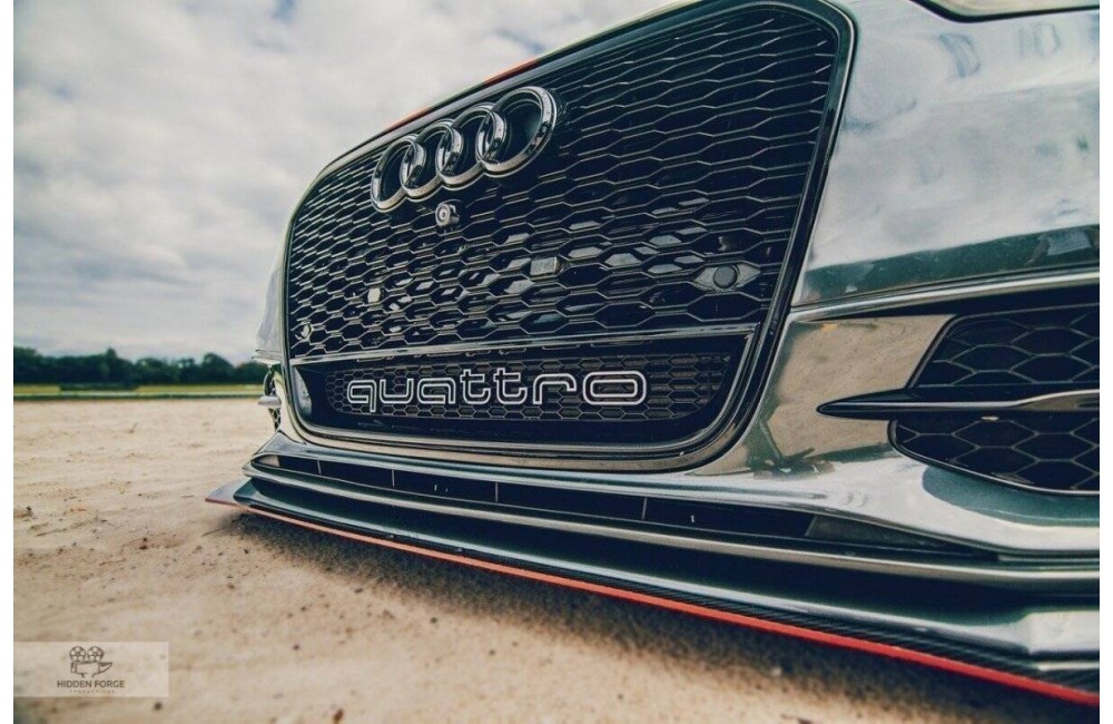 FRONT RACING SPLITTER AUDI A6 C7 S-LINE (2 splitters = 1 set)