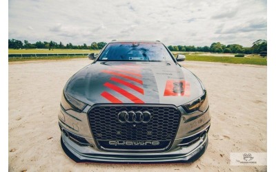 FRONT RACING SPLITTER AUDI A6 C7 S-LINE (2 splitters = 1 set)