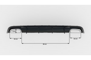 Rear Valance V.2 Audi A6 / A6 C7 S-line/ S6 C7 Facelift