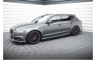 Side Skirts Diffusers V.1 Audi A6 / A6 C7 S-line/ S6 C7 Facelift