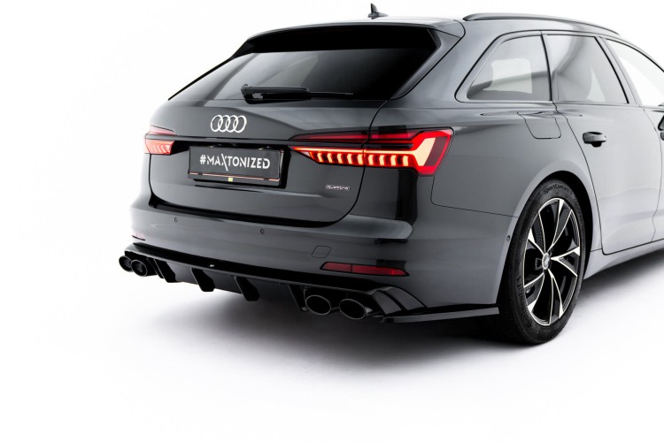 Πίσω Valance + Μίμηση Εξάτμισης Audi A6 Sedan / Avant C8 / C8 Facelift