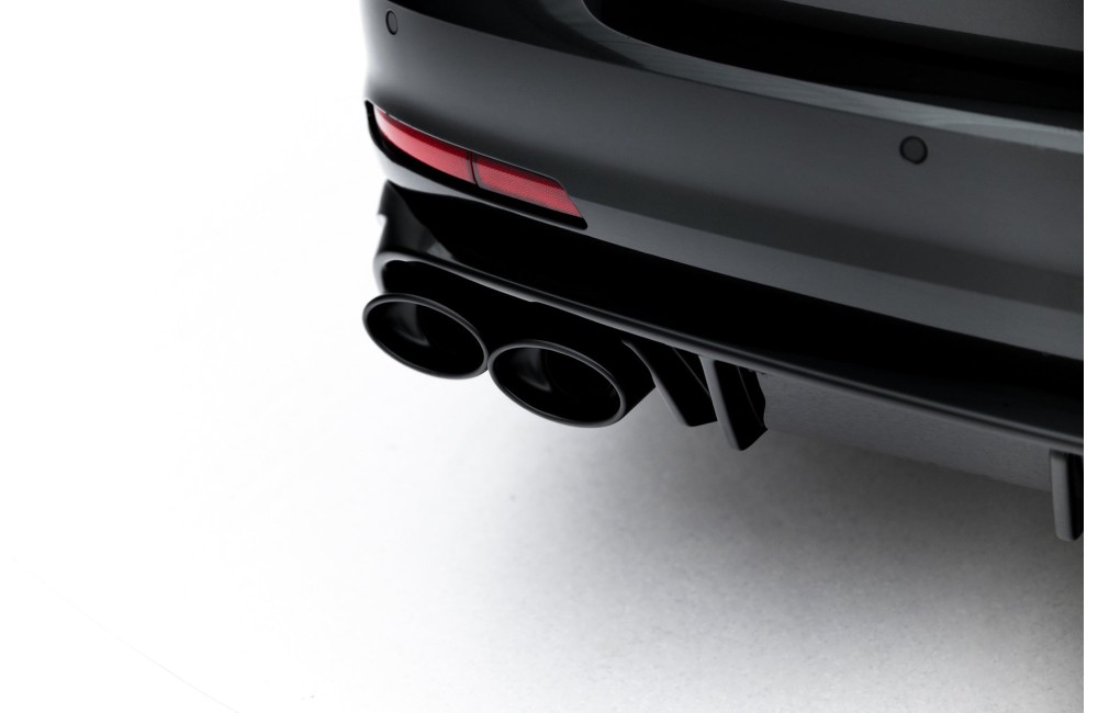 Rear Valance + Exhaust Ends Imitation Audi A6 Sedan / Avant C8 / C8 Facelift