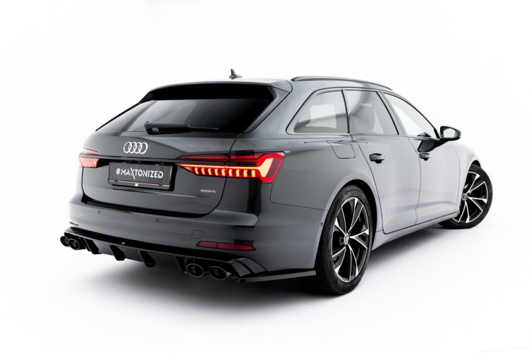 Πίσω Valance + Μίμηση Εξάτμισης Audi A6 Sedan / Avant C8 / C8 Facelift