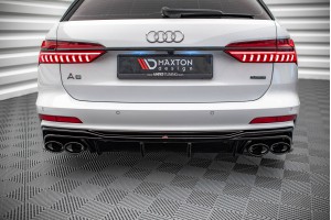Rear Valance + Exhaust Ends Imitation Audi A6 S-Line / S6 C8 / C8 Facelift
