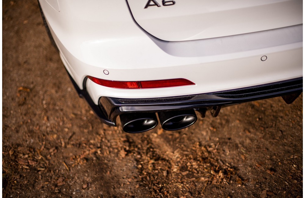 Rear Valance + Exhaust Ends Imitation Audi A6 S-Line / S6 C8 / C8 Facelift