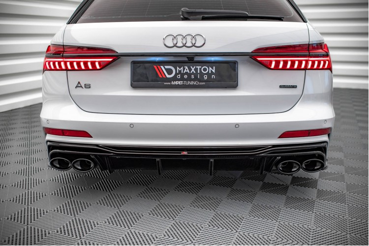 Πίσω Βαθμίδα + Μίμηση Εξάτμισης Audi A6 S-Line / S6 C8 / C8 Facelift