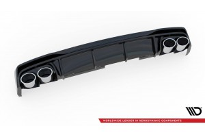 Rear Valance + Exhaust Ends Imitation Audi A6 S-Line / S6 C8 / C8 Facelift
