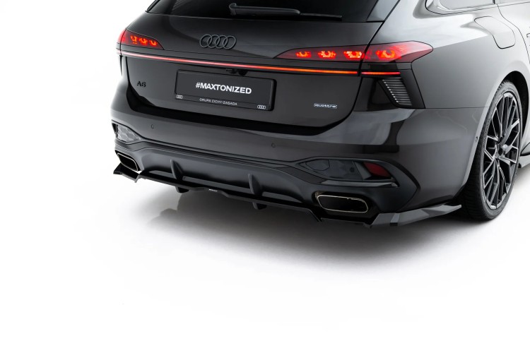 Πίσω Splitter (με κατακόρυφες ράβδους) V.3 Audi A6 S-Line C9
