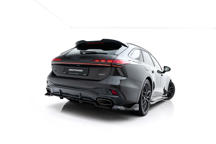 Πίσω Splitter (με κατακόρυφες ράβδους) V.4 Audi A6 S-Line C9