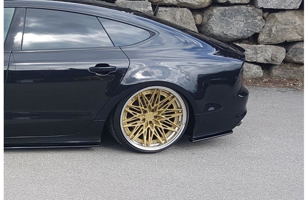 REAR SIDE SPLITTERS V.1 Audi A7 Mk1 S-Line