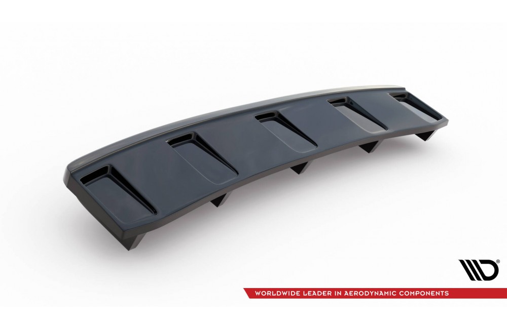 Rear Splitter (with vertical bars) Audi A7 S-Line C7 Facelift