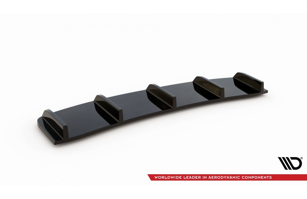 Rear Splitter (with vertical bars) Audi A7 S-Line C7 Facelift