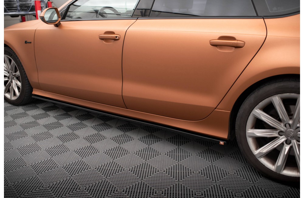 Side Skirts Diffusers V.3 Audi A7 S-Line / S7 C7