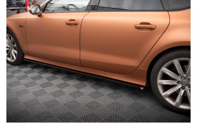 Side Skirts Diffusers V.3 Audi A7 S-Line / S7 C7