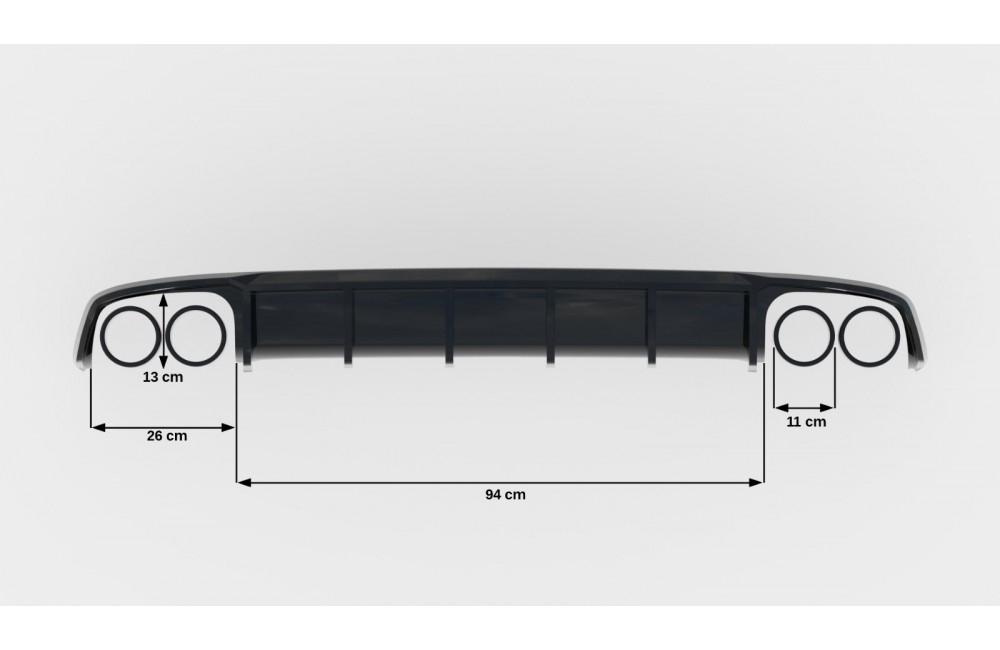 Rear Valance Audi S7 C7
