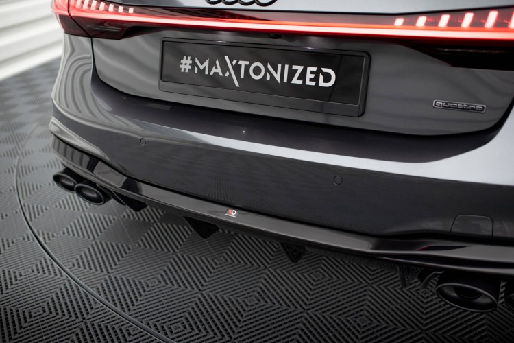 Πίσω Αεροτομή + Μίμηση Εξάτμισης Audi A7 S-Line C8 / S7 C8 / C8 Facelift / S7 Facelift