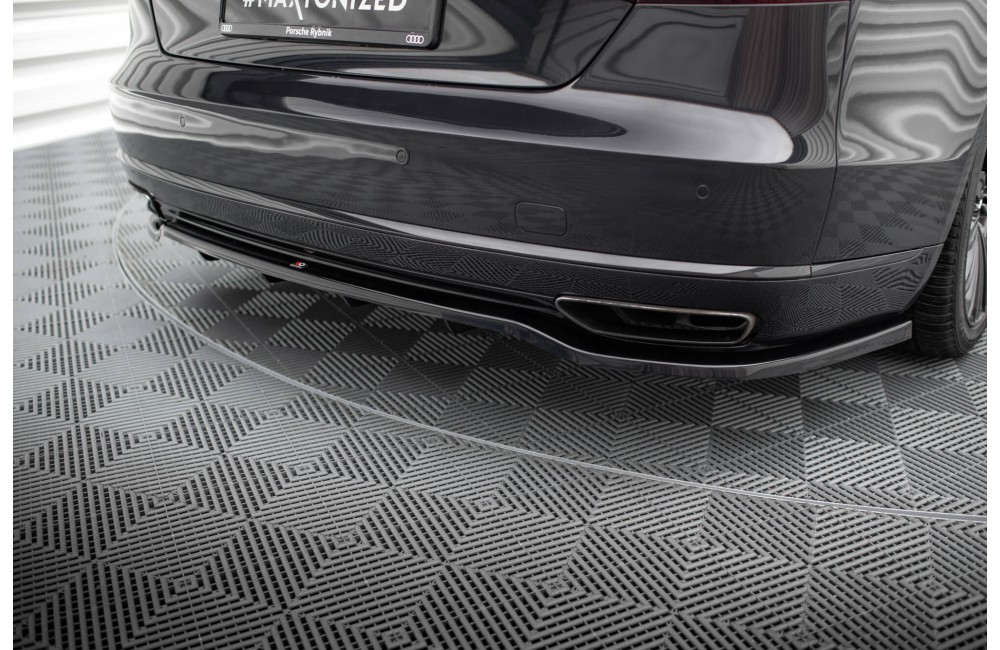 Rear Splitter (with vertical bars) Audi A8 D4 Facelift