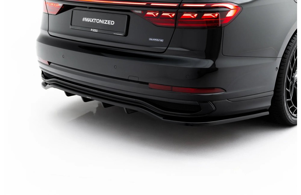 Rear Splitter (with vertical bars) Audi A8 S-Line Long D5 Facelift