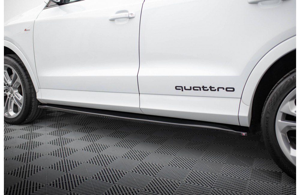 Side Skirts Diffusers Audi Q3 S-line 8U