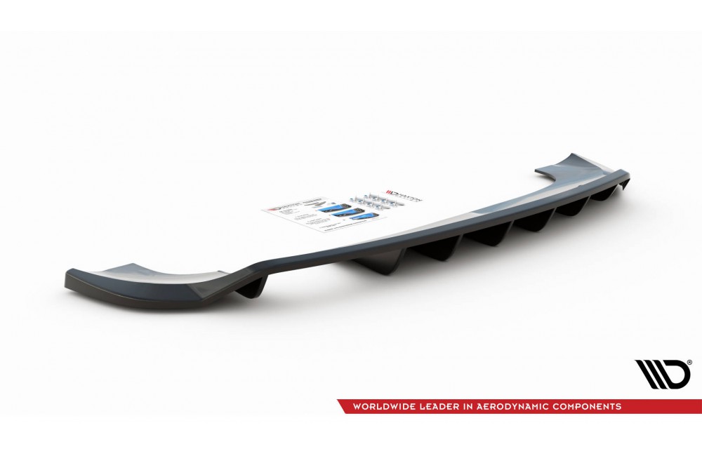 Rear Splitter (with vertical bars) Audi Q3 Sport 8U Facelift