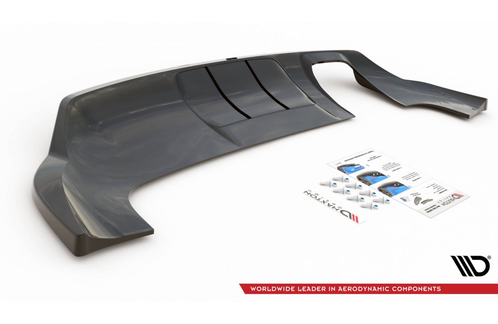Rear Splitter (with vertical bars) Audi Q3 Sport 8U Facelift