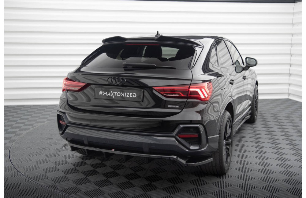 Rear Splitter (with vertical bars) Audi Q3 Sportback F3