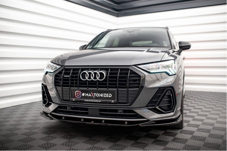 Πρόσθιο splitter V.3 Audi Q3 Sportback / SUV S-Line F3