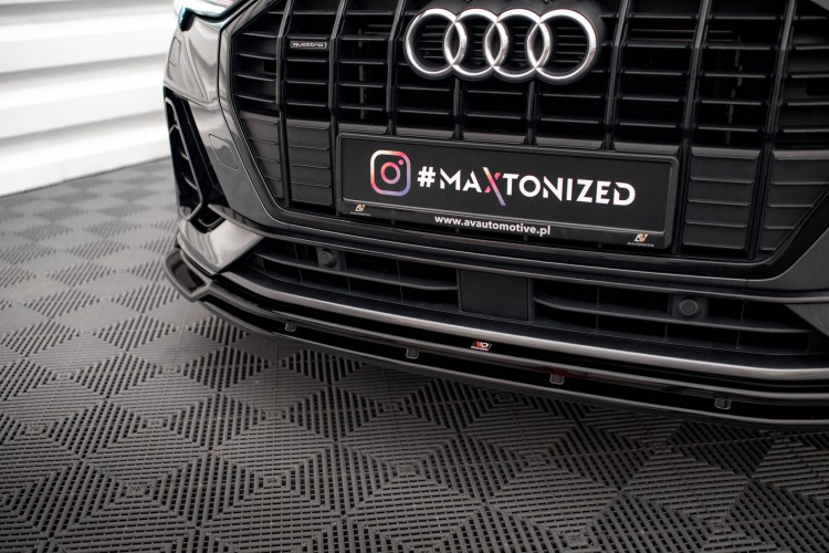Πρόσθιο splitter V.4 Audi Q3 Sportback / SUV S-Line F3