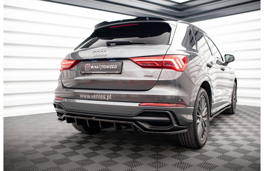 Rear Splitter (with vertical bars) Audi Q3 S-Line F3