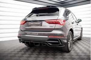 Rear Splitter (with vertical bars) Audi Q3 S-Line F3