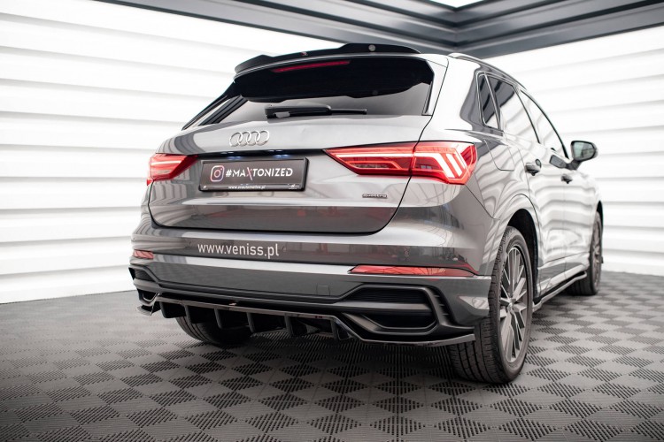 Πίσω Splitter (με κάθετες ράβδους) Audi Q3 S-Line SUV F3