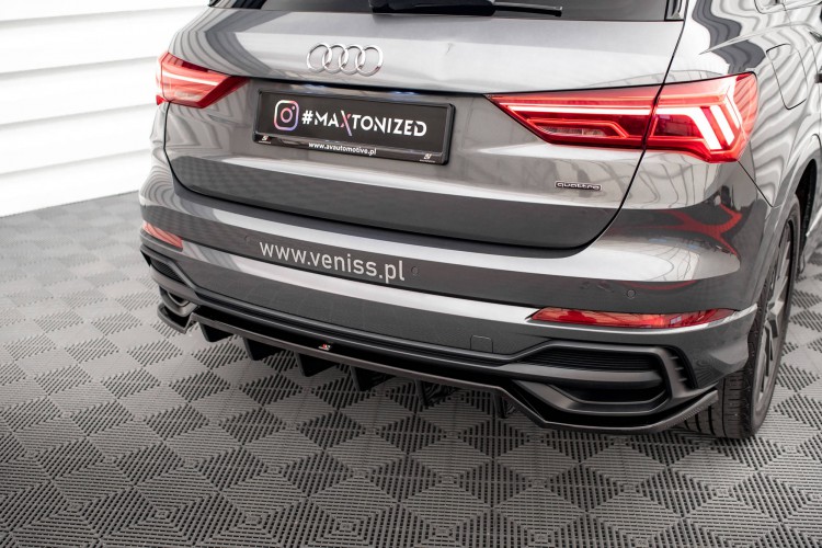 Πίσω Splitter (με κάθετες ράβδους) Audi Q3 S-Line SUV F3