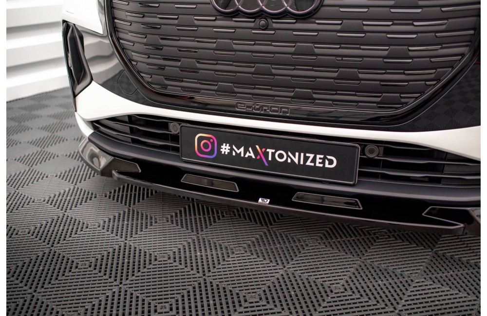 Front Splitter V.1 Audi Q4 e-tron Sportback S-line Mk1