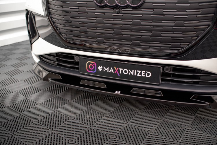 Πρόσθιο splitter V.1 Audi Q4 e-tron Sportback S-line Mk1