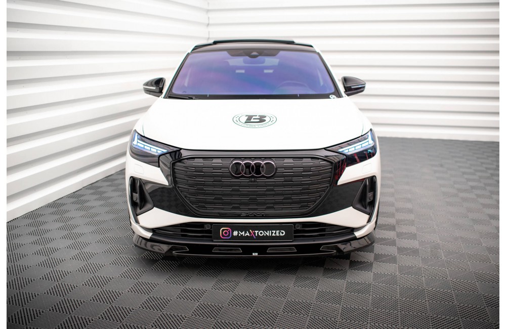 Front Splitter V.1 Audi Q4 e-tron Sportback S-line Mk1