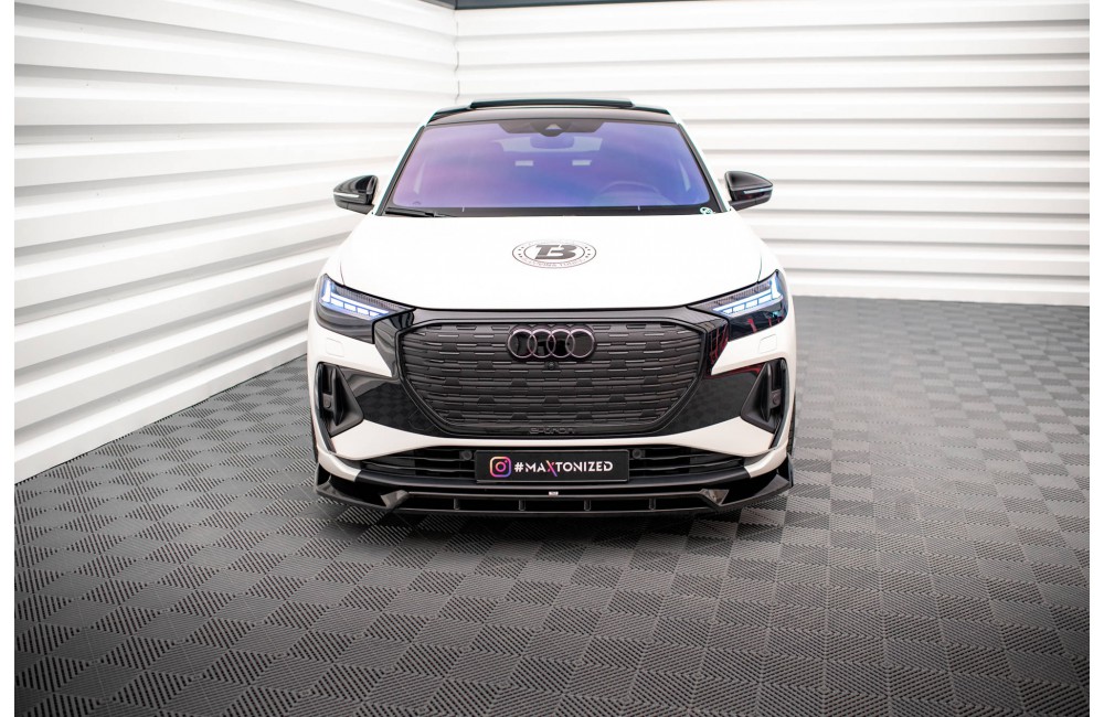 Front Splitter V.2 Audi Q4 e-tron Sportback S-line Mk1