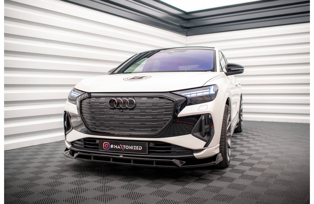 Front Splitter V.2 Audi Q4 e-tron Sportback S-line Mk1