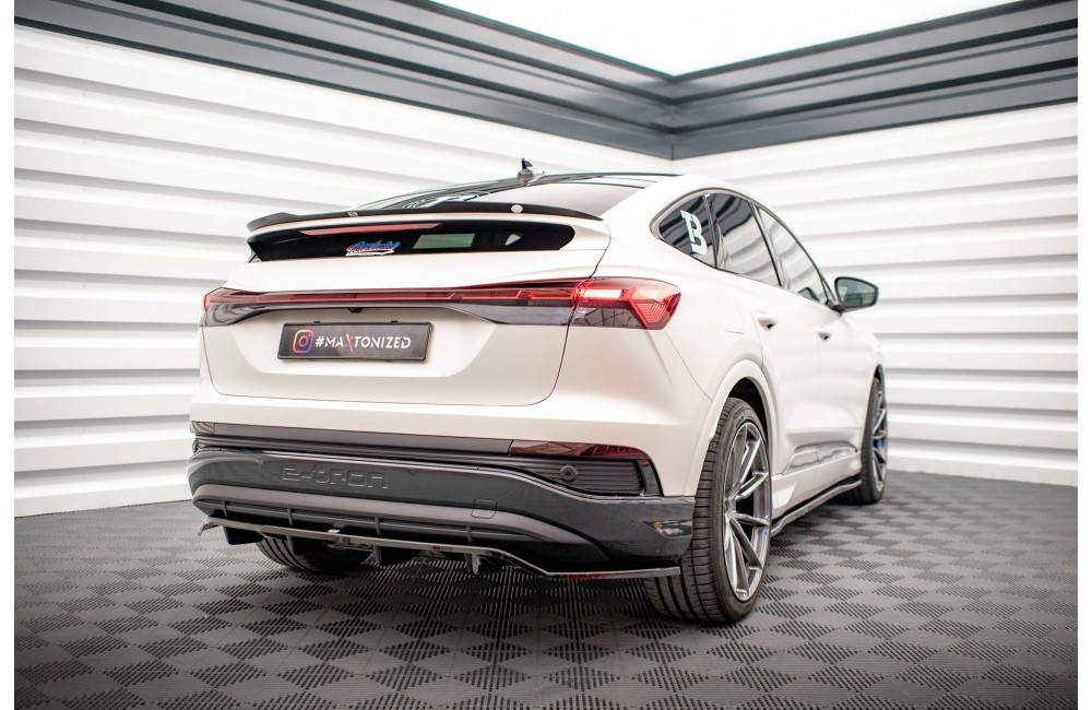 Rear Splitter (with vertical bars) Audi Q4 e-tron Sportback S-line Mk1