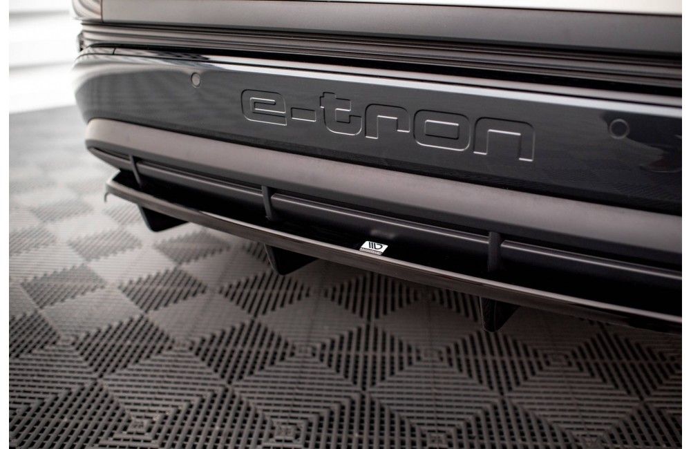 Rear Splitter (with vertical bars) Audi Q4 e-tron Sportback S-line Mk1