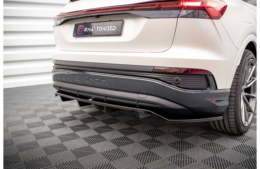 Rear Splitter (with vertical bars) Audi Q4 e-tron Sportback S-line Mk1