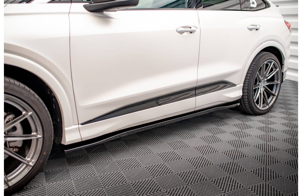 Side Skirts Diffusers Audi Q4 e-tron Sportback S-line Mk1