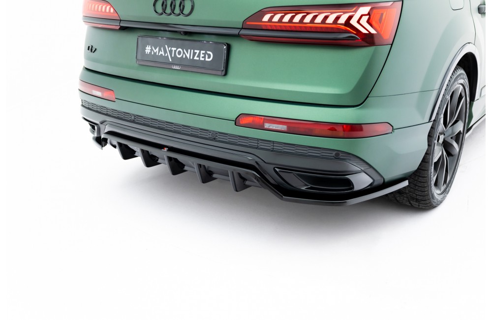 Rear Splitter (with vertical bars) Audi Q7 S-Line Mk2 Facelift
