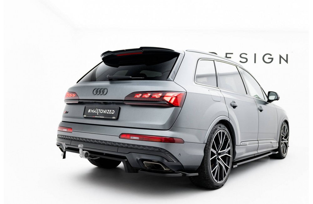 Rear Splitter (with vertical bars) Audi Q7 S-Line Mk2 Facelift 2