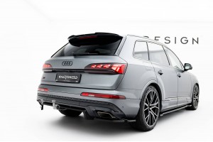 Rear Splitter (with vertical bars) Audi Q7 S-Line Mk2 Facelift 2