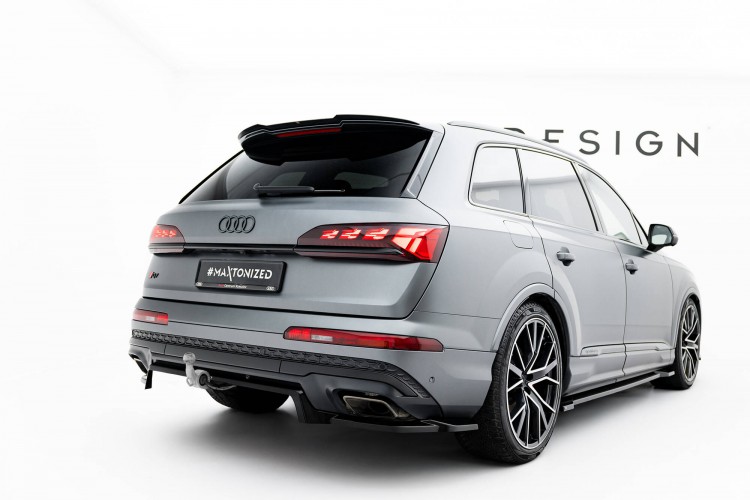 Πίσω Splitter (με κατακόρυφες ράβδους) Audi Q7 S-Line Mk2 Facelift 2