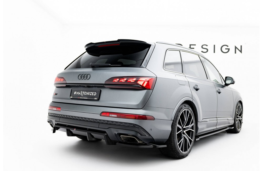 Rear Splitter (with vertical bars) Audi Q7 S-Line Mk2 Facelift 2