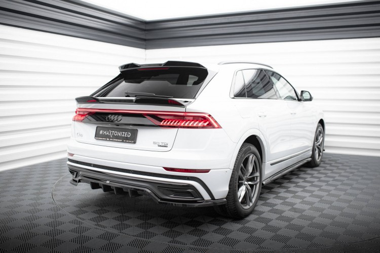 Πίσω Splitter (με κατακόρυφες ράβδους) Audi Q8 S-Line Mk1