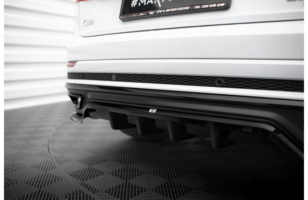 Rear Splitter (with vertical bars) Audi Q8 S-Line Mk1